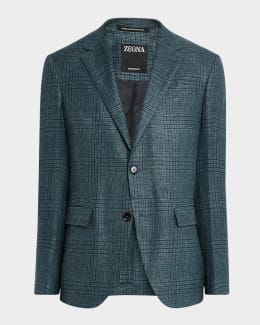 Giorgio Armani Men's Check-Textured G Line Sport Coat