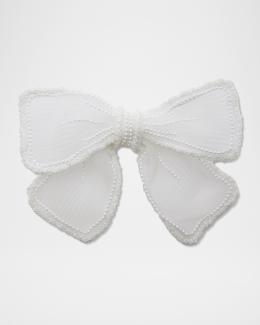 Lele Sadoughi Priscilla Satin Bow Veil | Neiman Marcus display picture 2