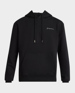 パーカー・フーディ JACQUEMUS Men Hoodies 245JS310 2120 990 Black Black Le Sweatshirt Brode | JACQUEMUS - Antonia