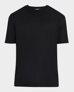 Tシャツ・カットソー PRADA WOOL T-SHIRT Prada Men's Superfine Wool T-Shirt | Neiman Marcus
