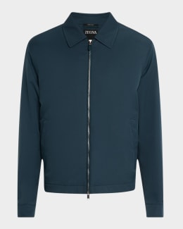 Brunello Cucinelli Men's Cashmere Reversible Blouson Jacket