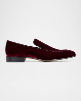 Thom Browne Men's Rubber Sole Leather Penny Loafers | Neiman