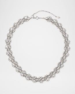 Prada Plexiglass And Brass Choker Necklace | Neiman Marcus