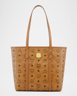 MCM Liz Reversible Medium Visetos Tote Bag Neiman Marcus