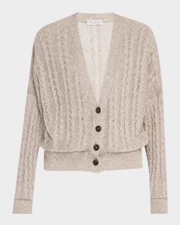 BRUNELLO CUCINELLI - Brunello Cucinelli グリッター　ニットトップス uploading-1404291.jpg