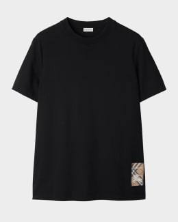 【関税＆送料込み】Burberry Knight Print T-Shirt Burberry Men's Cotton Knight Stamp Graphic T-Shirt | Neiman