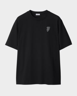 【関税＆送料込み】Burberry Knight Stamp T-Shirt Knight Stamp Cotton T-shirt in Chalk - Women | Burberry