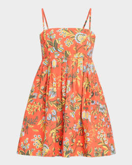 Cara Cara Arca Polka Dot Mini Dress | Neiman Marcus