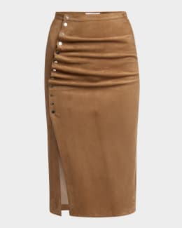 【海外限定】REISSスカート☆Oakley Cargo Pencil Skirt With Co Reiss Oakley Belted Gabardine Cargo Midi Skirt | Neiman Marcus