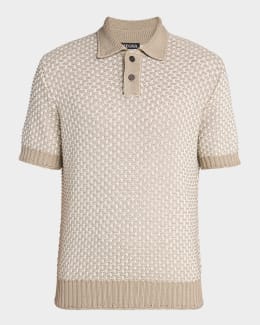 【関税込み】prada Mesh knit shirt Prada Mesh Knit Polo Shirt – Justin Reed