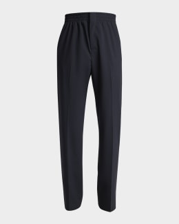 Bottega Veneta Men's Sartorial Grain de Poudre Trousers