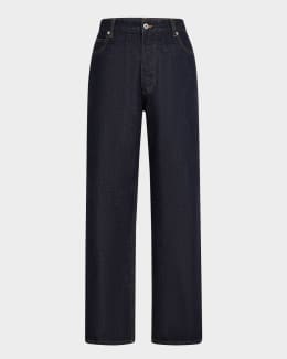 Givenchy Men's Straight-Fit Black Denim Jeans | Neiman Marcus
