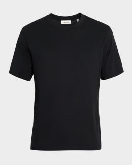 Tシャツ・カットソー ZEGNA FW25 PURE COTTON SHIRT (201602A2 9MS0MT 436) ZEGNA Men's Cotton Jersey Crewneck T-Shirt | Neiman Marcus