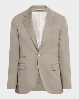 Brunello Cucinelli Men's Super 150s Lightweight Wool and
