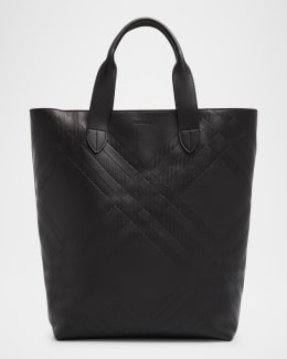 Bottega Veneta Men's Intrecciato Zip North-South Tote Bag
