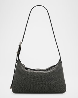 【関税&送料込】Brunello Cucinelli Leather Shoulder Bag With Brunello Cucinelli Men's Leather Travel Bag | Neiman Marcus