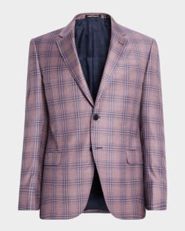 Emporio Armani Men's Oversized Denim Jacket | Neiman Marcus