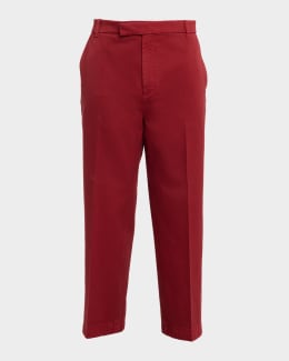 Thom Browne Men's Classic Drawstring Sweatpants with Stripe