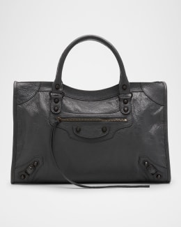 トートバッグ BALENCIAGA FW25 HAMPTON BAG (813357 2ABAV 1000) BALENCIAGA Hampton leather tote bag | NET-A-PORTER