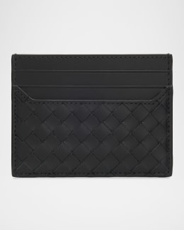 Bottega Veneta Men's Intrecciato 15 Bifold Card Case | Neiman Marcus