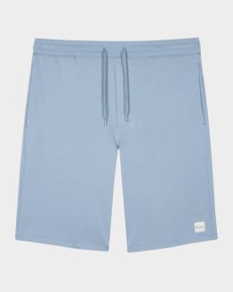 Moschino Men's Sweat Shorts with Side Taping | Neiman Marcus