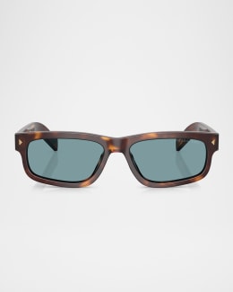 Prada Men's Rectangular Sunglasses | Neiman Marcus