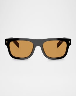 サングラス Prada Black Acetate And l Sunglasses New PRADA Sunglasses Black Acetate Womens Cat Eye Silver