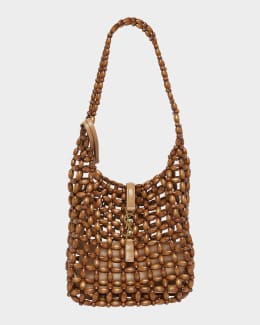 Saint Laurent Calypso Mini YSL Shoulder Bag in Plunged