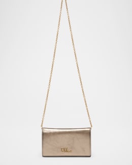 Chloe Metal Logo Crossbody Bag in Smooth Calfskin | Neiman Chloe Metal Logo Crossbody Bag in Smooth Calfskin | Neiman