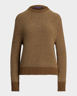 Ralph Lauren Collection Cable High-Shine Silk Cashmere