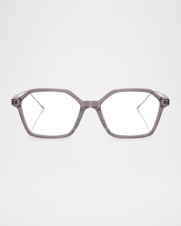 Square Blue-Block Optical Frames w/ Two Magnetic Sunglasses