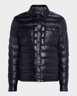 Moncler Men's Montcla Short Down Jacket | Neiman Marcus