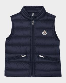 Moncler Girl's Ghany Down Vest, Size 12-14 | Neiman Marcus