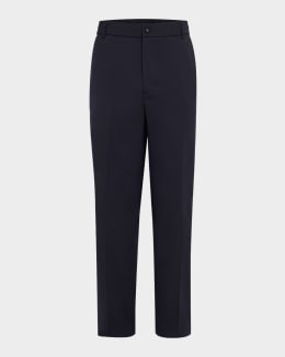 Saint Laurent Men's Fluid Silk Trousers | Neiman Marcus