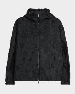 Moncler Rochebonne Hooded Drawstring Jacket | Neiman Marcus