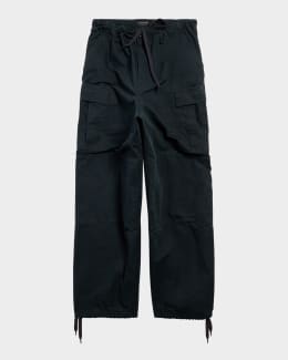 Balenciaga Men's Large Ripstop Cargo Pants | Neiman Marcus