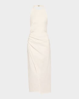 A.L.C. Sylvie Halter Midi Dress | Neiman Marcus