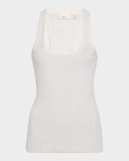 Alice + Olivia Harmon Drapey Slip Tank | Neiman Marcus