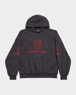 Men's Tape Type Ripped Pocket Hoodie Large Fit | Neiman Marcus