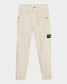 パンツ Moncler Cream-Colored Cotton Trousers Moncler Cream-colored cotton trousers – Visamoda