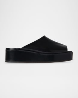 THE ROW Sara Elastic Thong Slide Sandals | Neiman Marcus