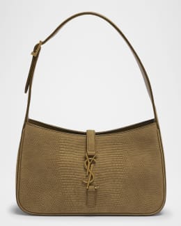 Saint Laurent Le 5 A 7 Mini Shoulder Bag in Strass Satin | Neiman