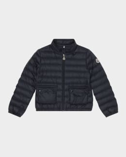 Moncler Girl's Lans Quilted Down Jacket, Size 12-14 | Neiman Marcus