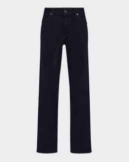 Saint Laurent Men's Loose-Fit Faded Denim Jeans | Neiman Marcus