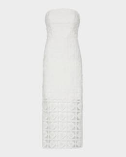 Milly 3D Garden Lace Mini Dress | Neiman Marcus