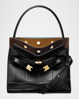 Tory Burch Lee Radziwill Petite Double Bag | Neiman Marcus