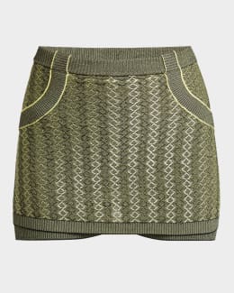 ミニスカート BOTTEGA VENETA GRAPHITE COTTON BLEND MINI SKIRT Bottega Veneta Graphite Cotton Blend Mini Skirt | italist