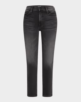 MOTHER The Mid-Rise Rambler Zip Ankle Jeans | Neiman Marcus