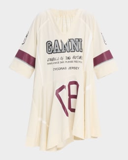 GANNI ♥ Heavy Cotton Bow Relaxed T-Shirt /追跡付 Ganni Heavy Cotton Bow Relaxed T-Shirt | Saks Fifth Avenue