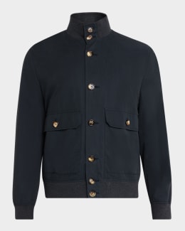Bottega Veneta Men's Fine Wool-Blend Jacket | Neiman Marcus